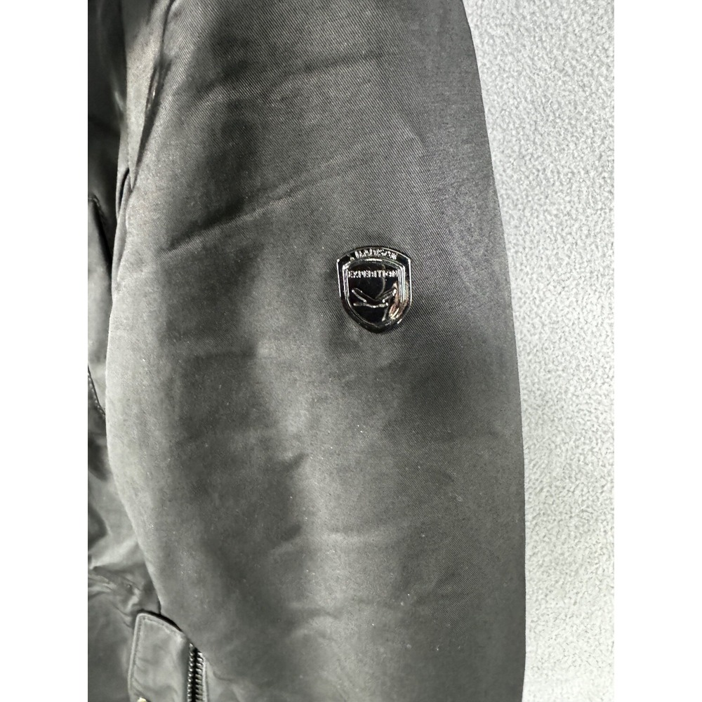 1 Madison Expedition Parka Adult M Heritage Jacket Black Faux Fur Hood‎ Womens - Picture 12 of 16